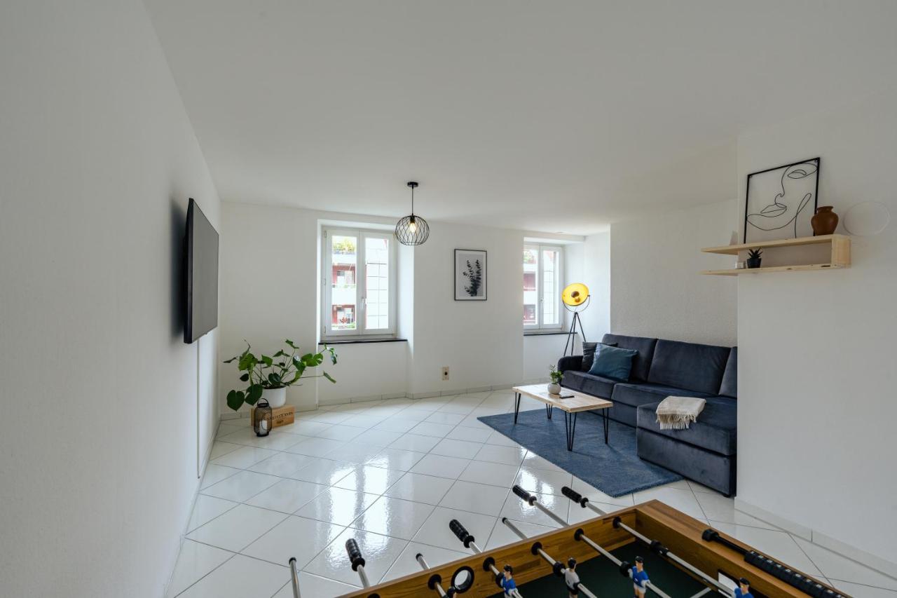 Apartment In The City Center With Free Parking Biel Dış mekan fotoğraf